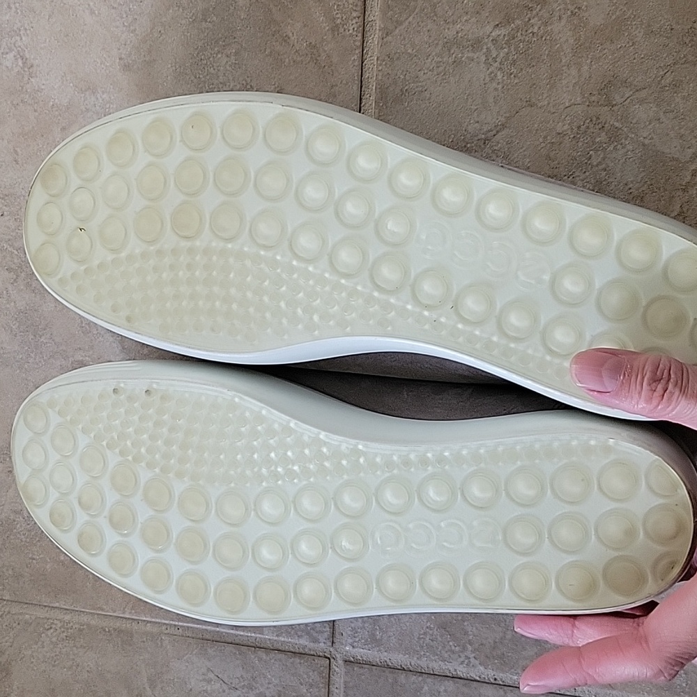 ECCO SOFT 7 SUEDE LEATHER SNEAKERS SIZE 8 - Picture 5 of 9